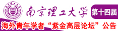 大黑逼被日嫩笔视频南京理工大学第十四届海外青年学者紫金论坛诚邀海内外英才！